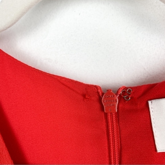 Greylin Red Sleeveless Flowy Wide Leg Jumpsuit Sz XS - Picture 6 of 10